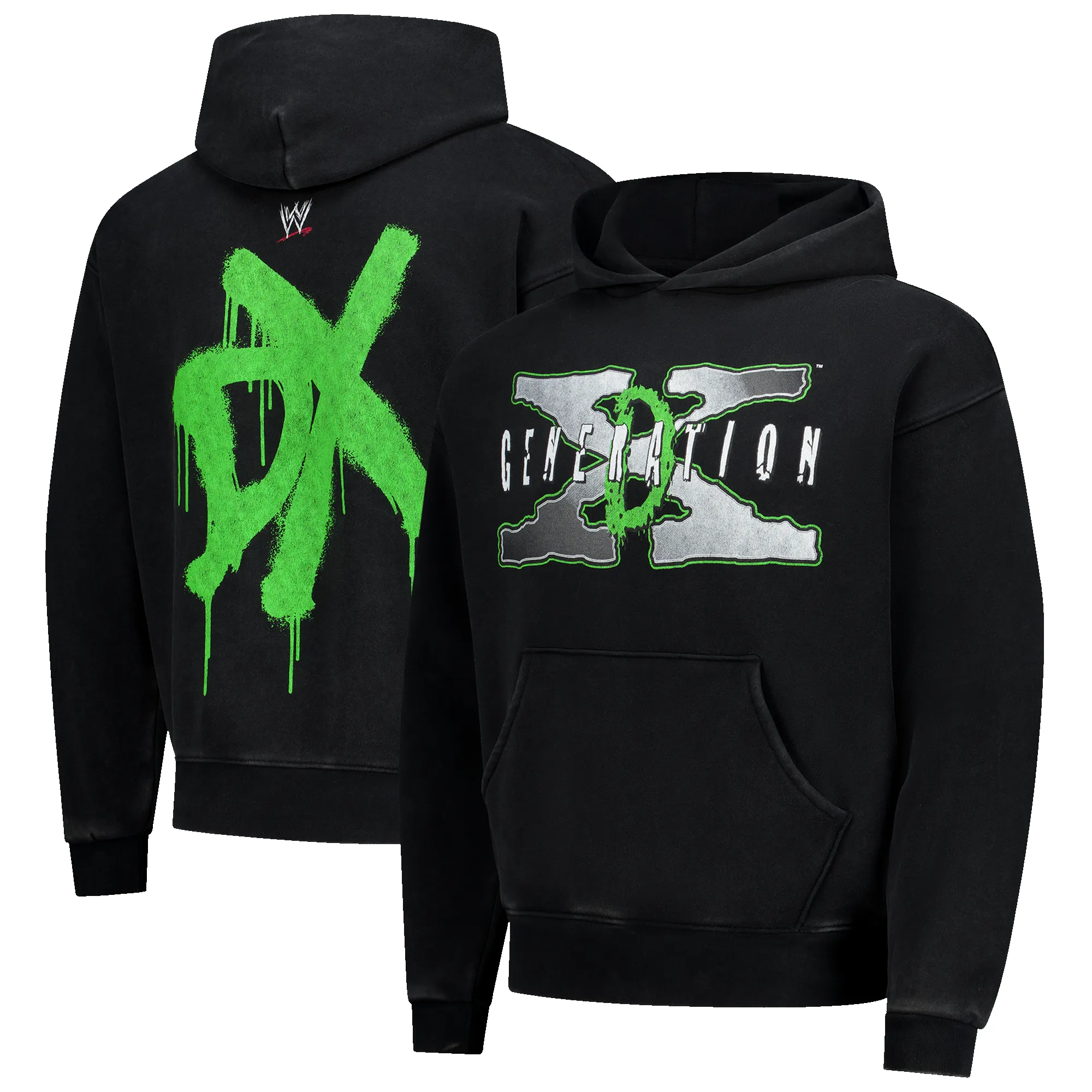 Men's Black D-Generation X Drip Hoodie sold by WWE