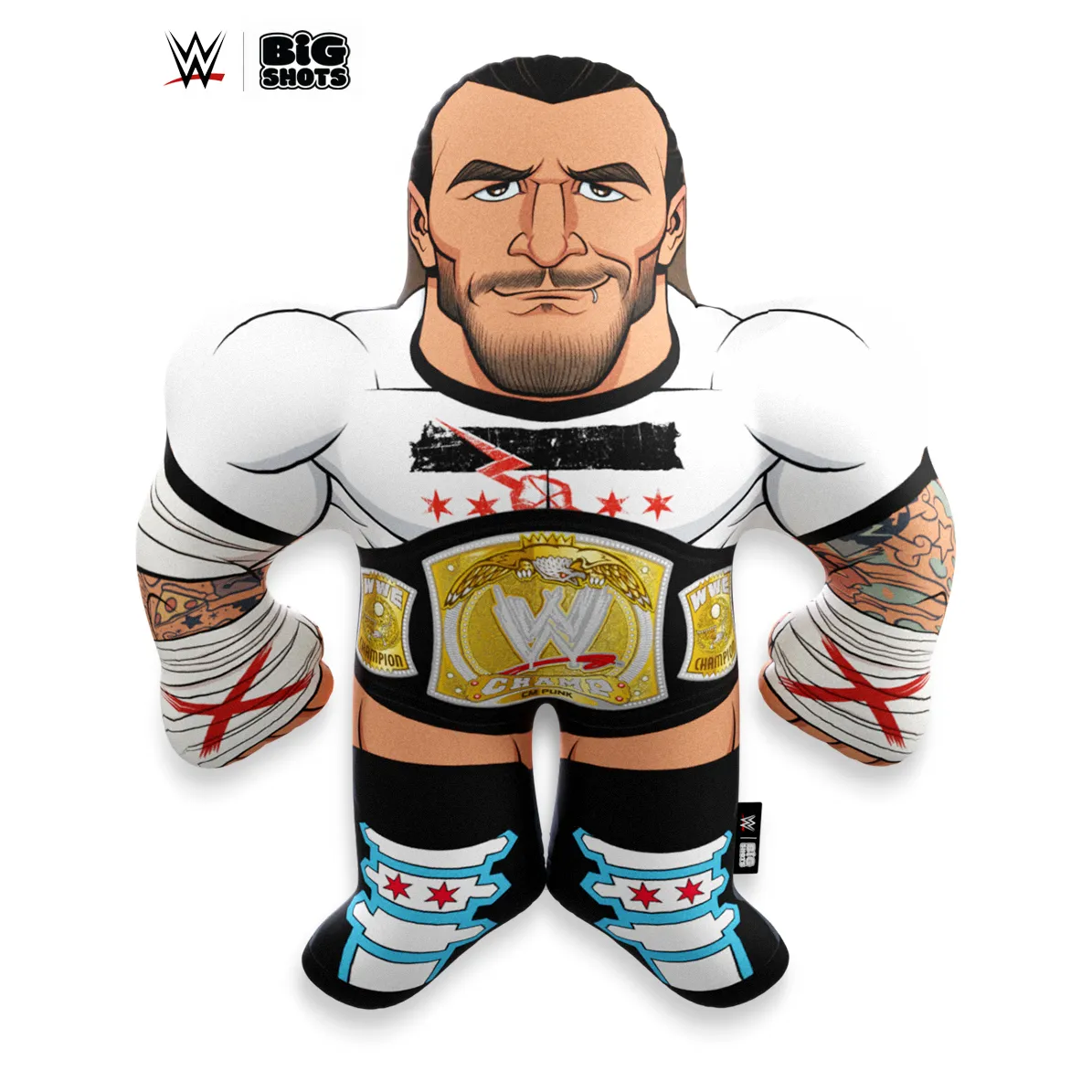 Big League Pillows CM Punk Spinner Retro Big Shots Pillow sold by WWE