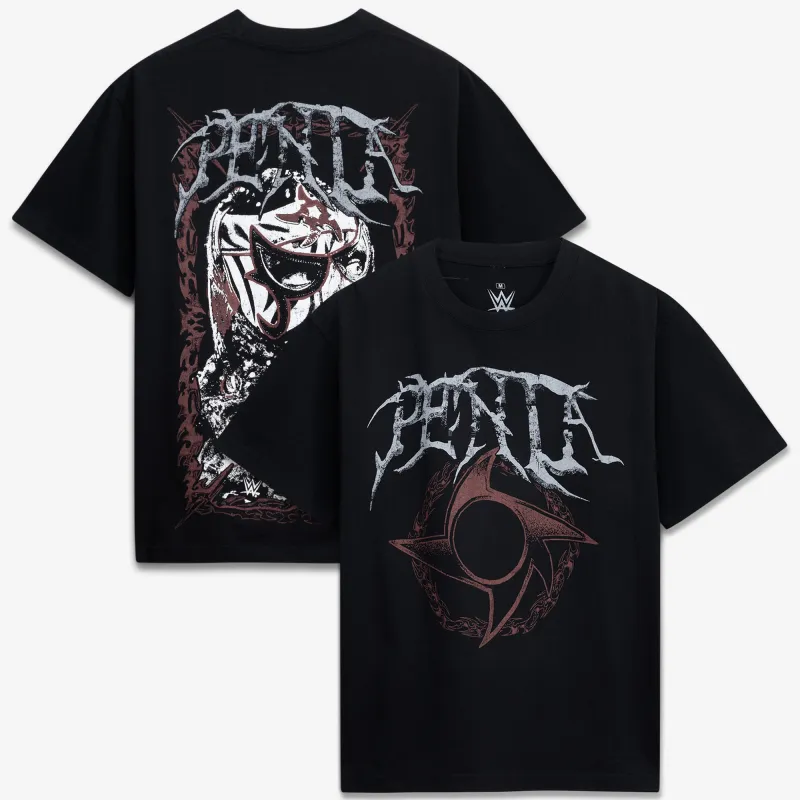Men's Ripple Junction Black Penta Gothic Tribal Graphic T-Shirt made by Ripple Junction