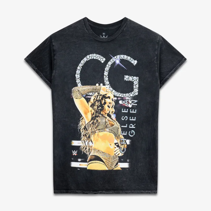 Men's Ripple Junction Black Chelsea Green Shimmer Graphic T-Shirt made by Ripple Junction