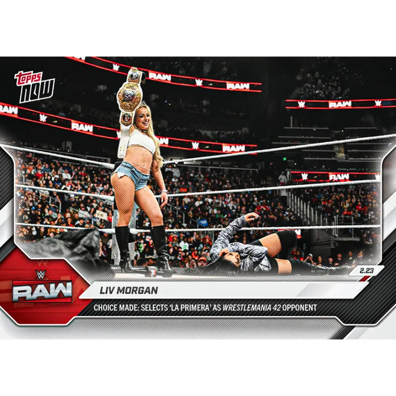 Liv Morgan - 2026 WWE Topps NOW® - Card 17 made by WWE