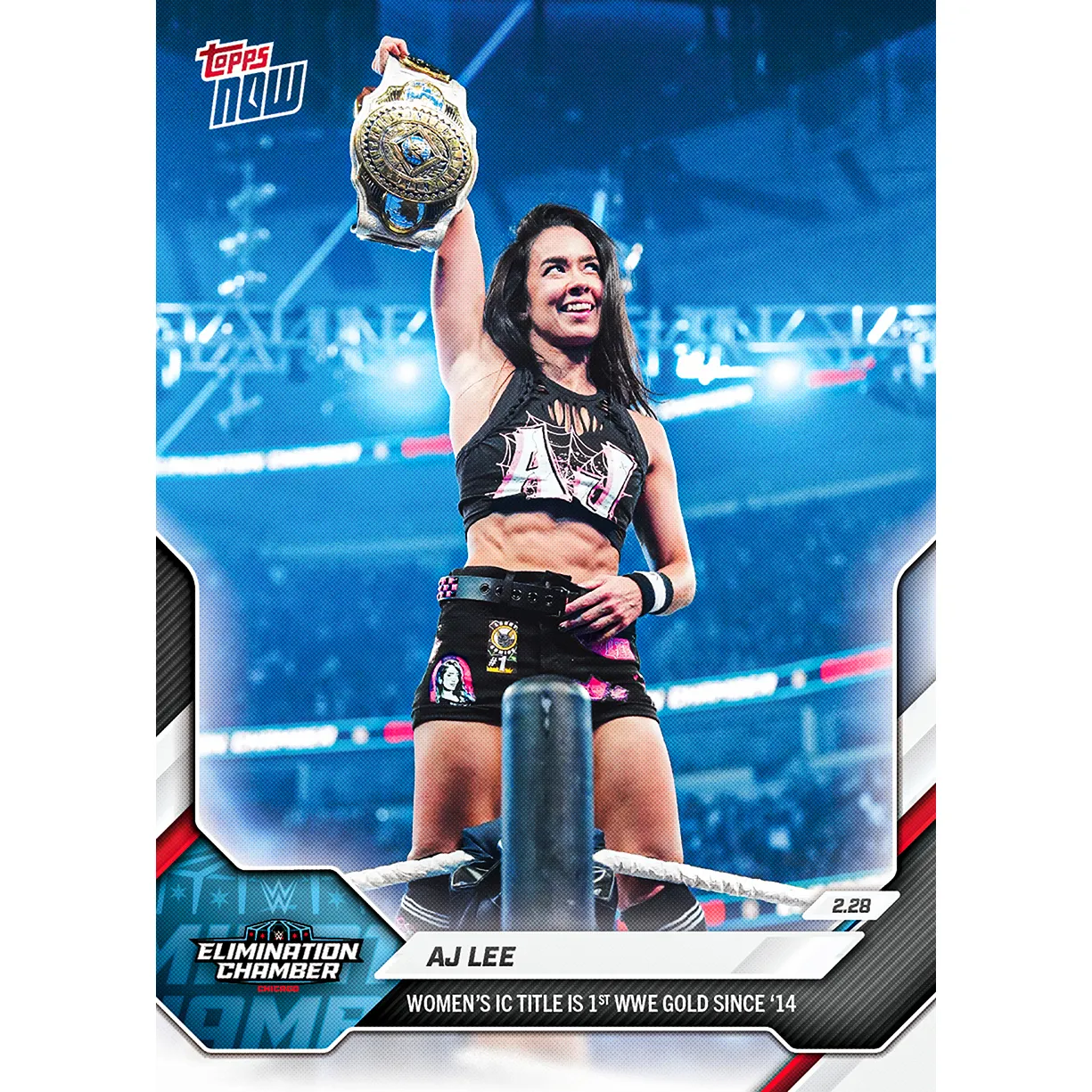 AJ Lee - 2026 WWE Topps NOW® - Card 27 - LOOK FOR AUTOS sold by WWE