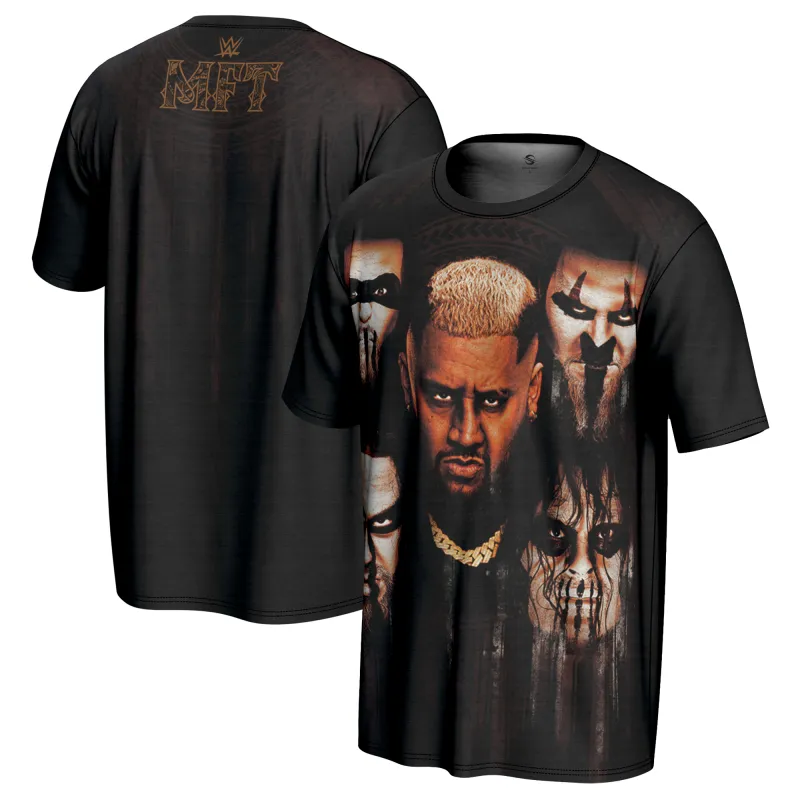 Men's ProSphere Black MFT Paint T-Shirt made by WWE