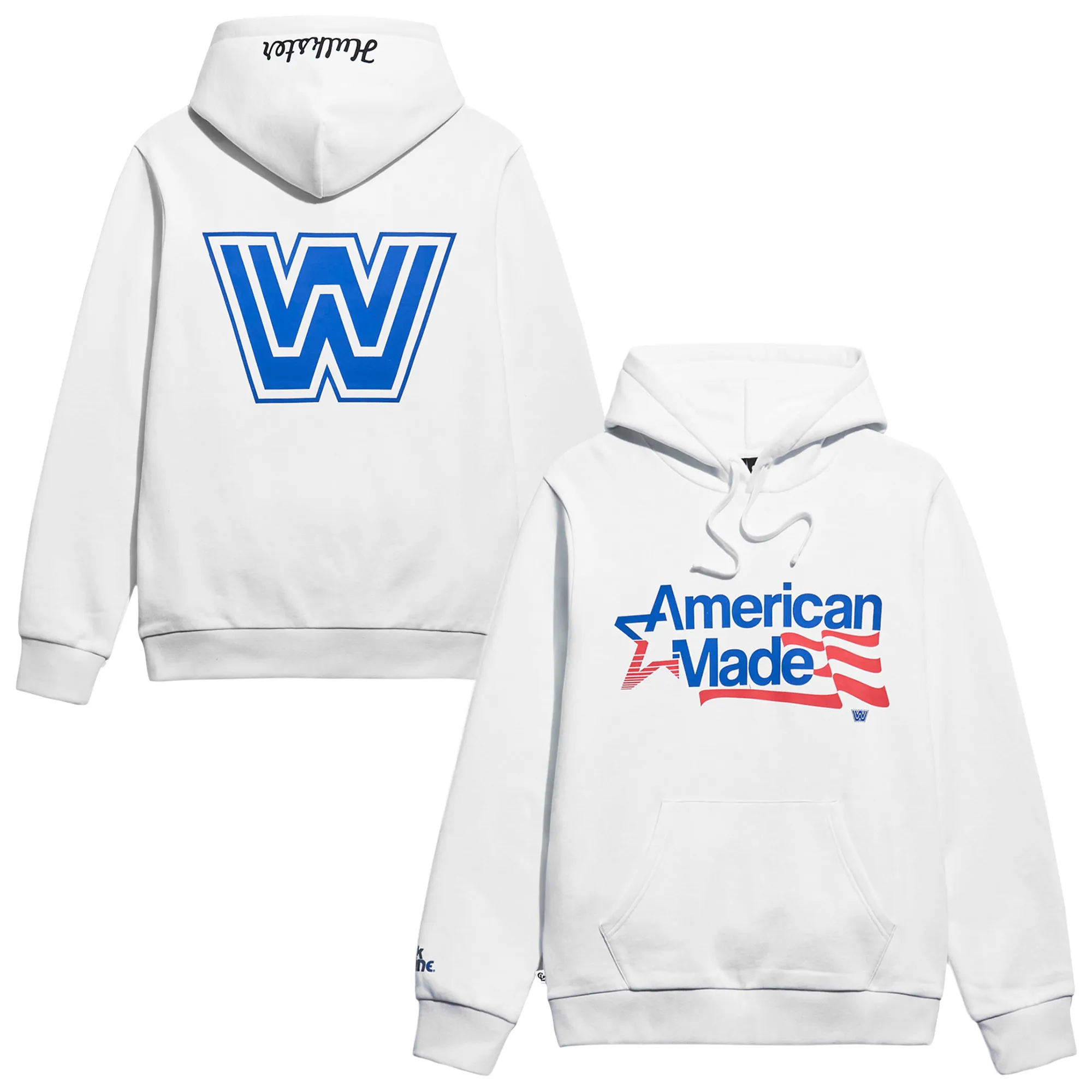 Men's Chalk Line White Hulk Hogan American Made Hoodie sold by WWE