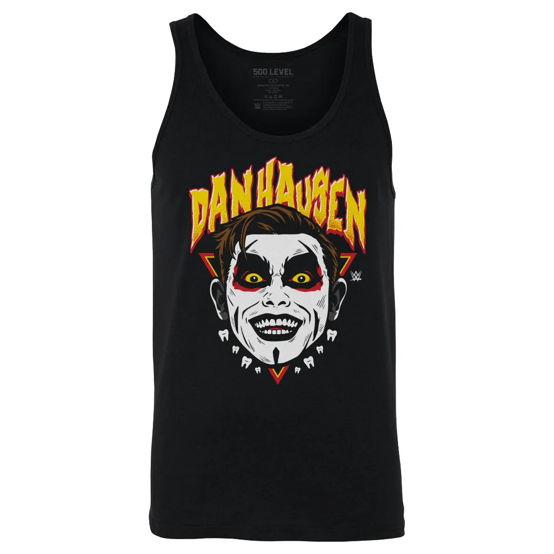 Men's 500 Level Black Danhausen Smile Tank Top sold by WWE