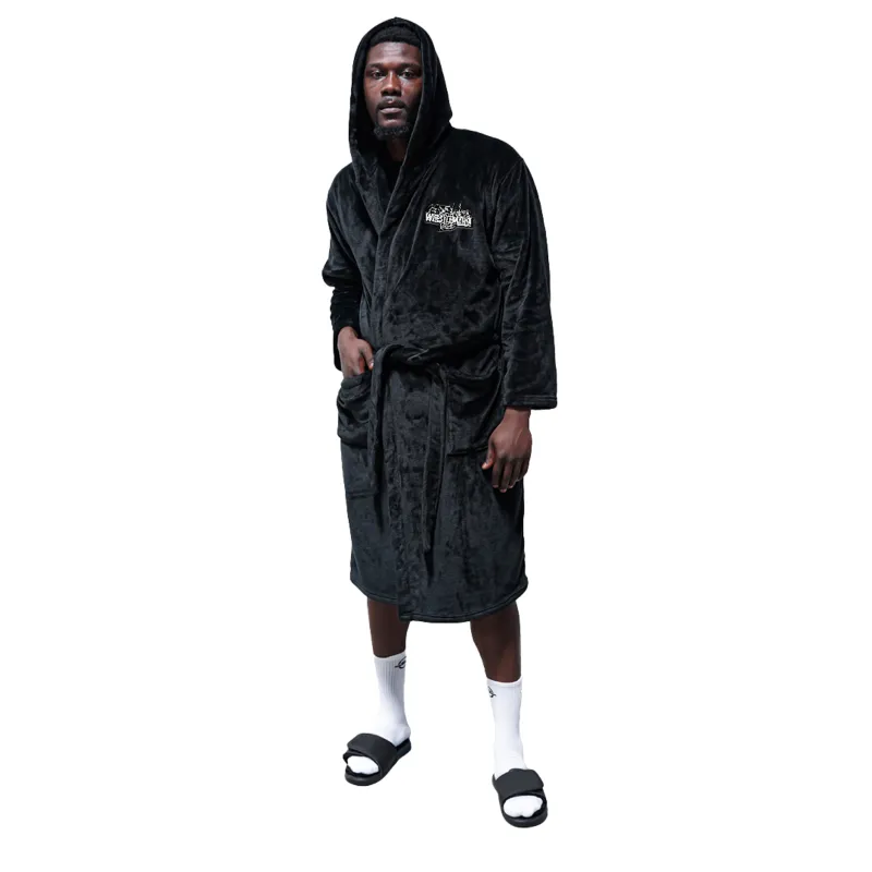 Unisex ISlide Black WrestleMania 42 Logo Hooded Phantom Robe made by WWE