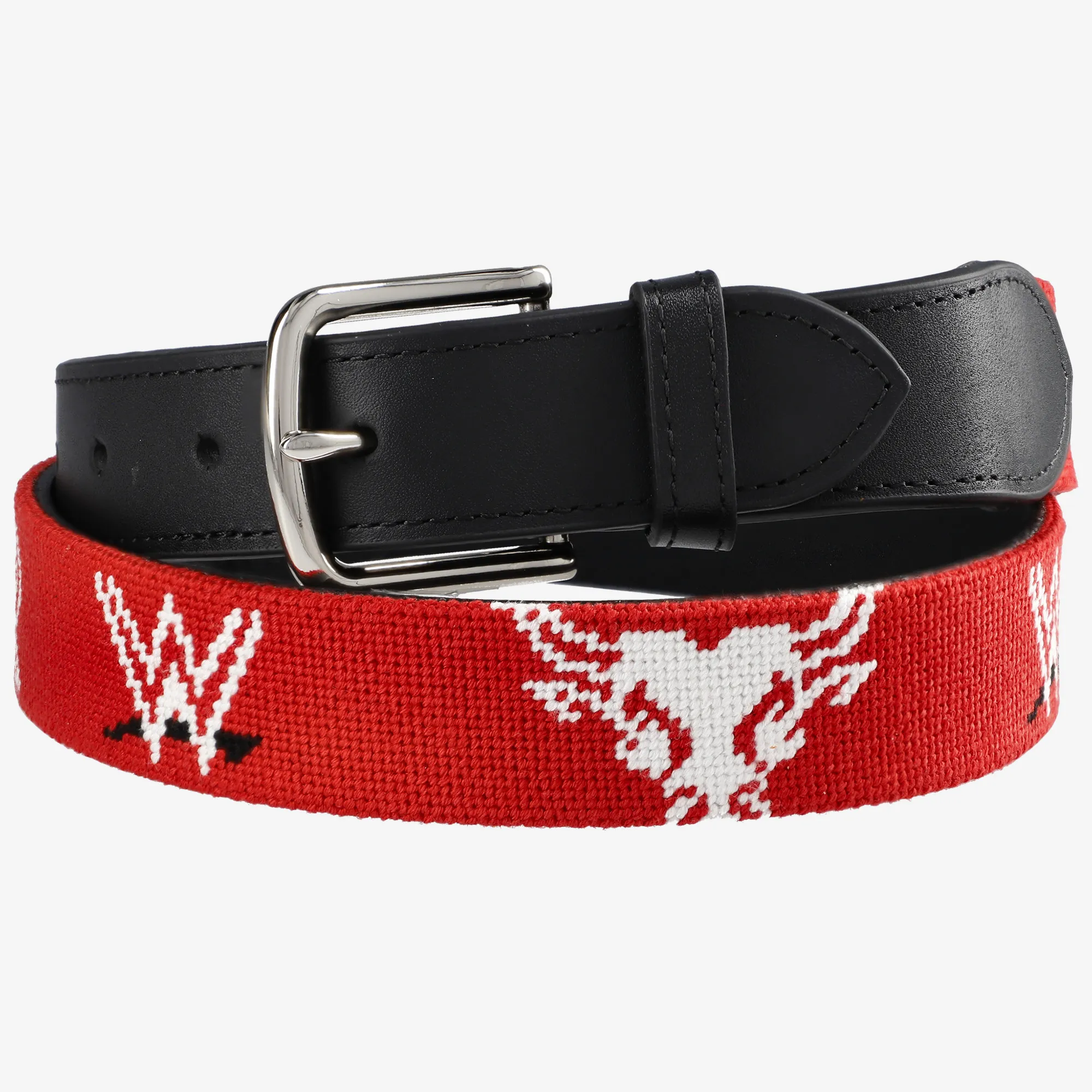 Men's The Rock Needlepoint Belt sold by WWE