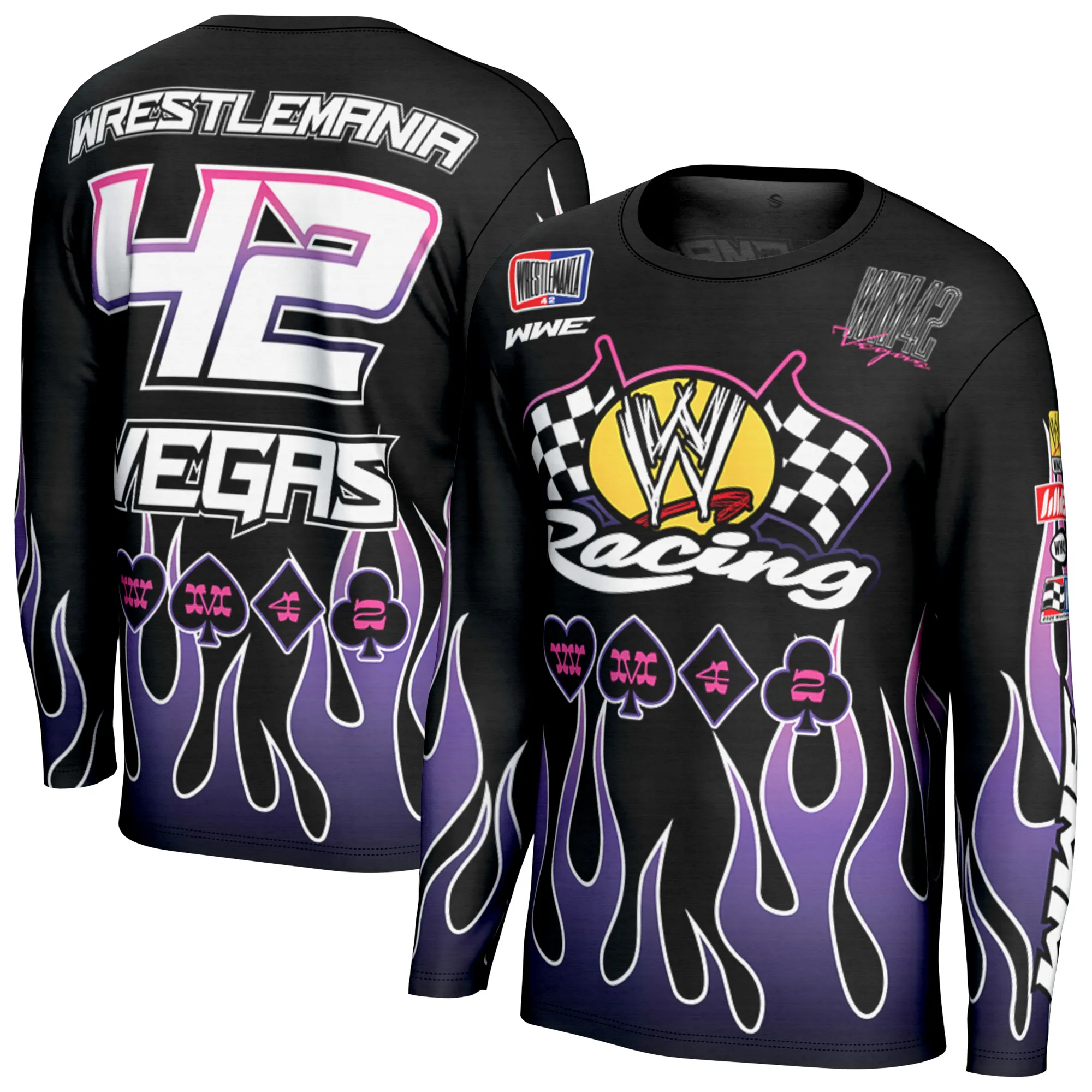 Men's ProSphere Black WrestleMania 42 Long Sleeve T-Shirt sold by WWE