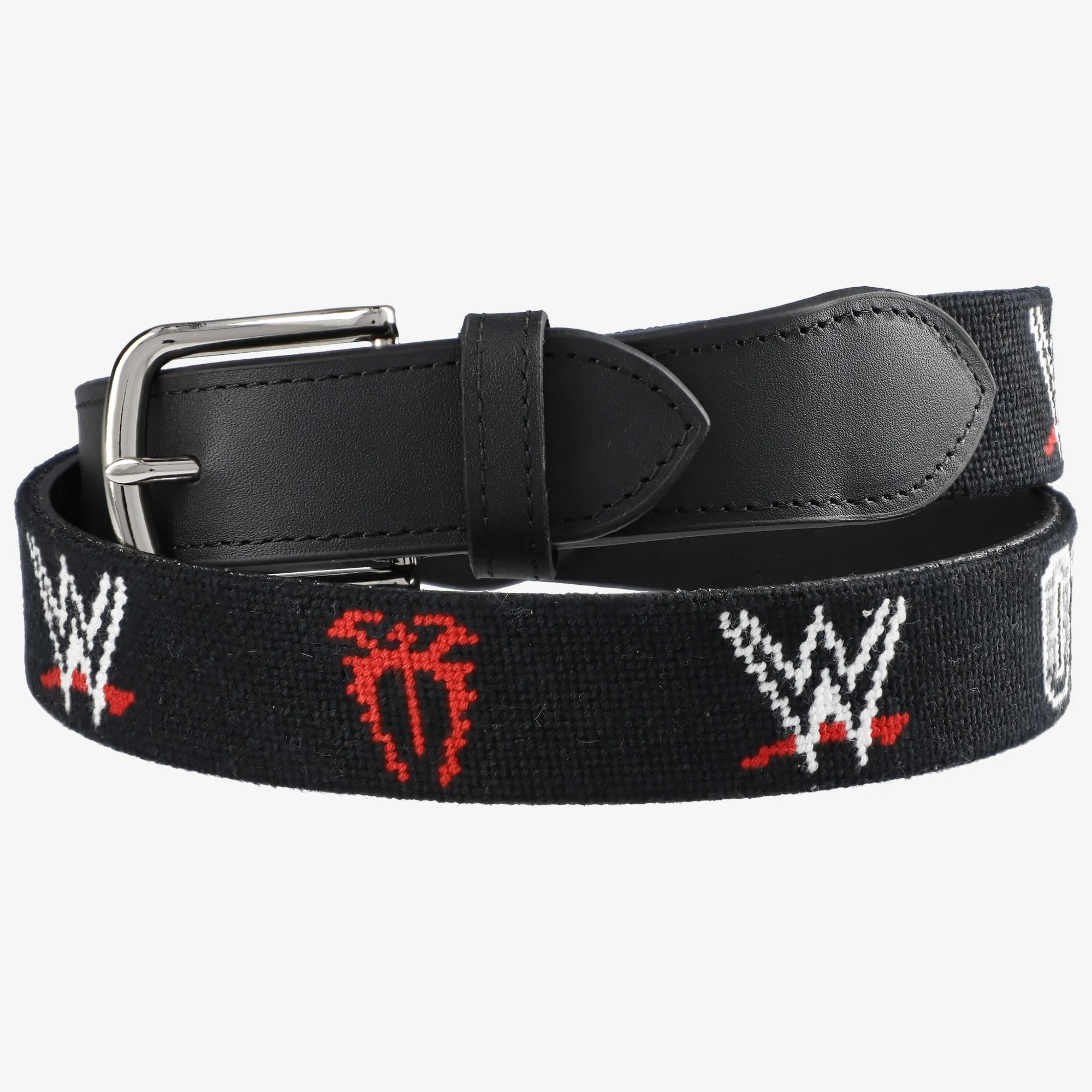 Men's Roman Reigns Needlepoint Belt sold by WWE
