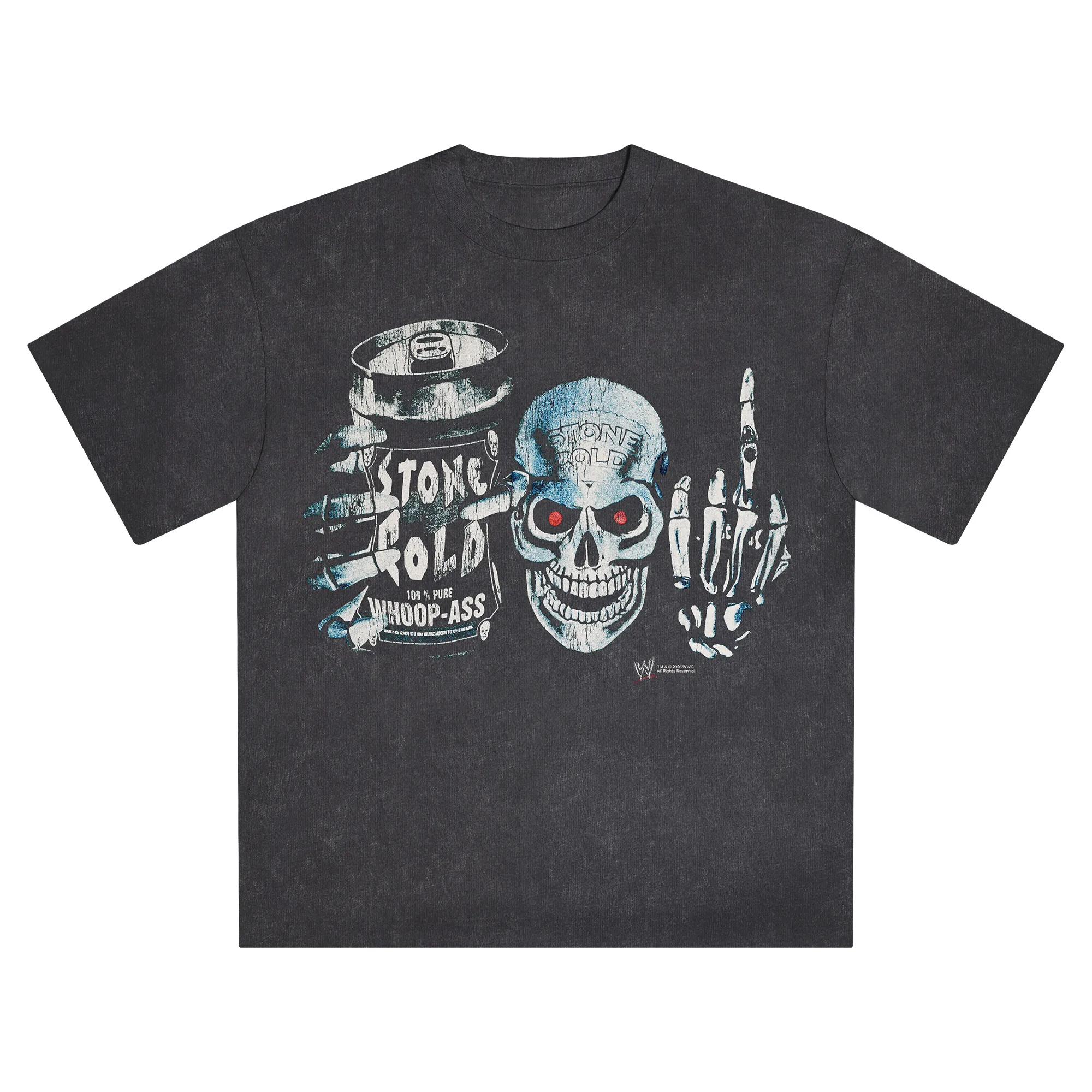 Men's Black "Stone Cold" Steve Austin Boxy Whoop T-Shirt sold by WWE