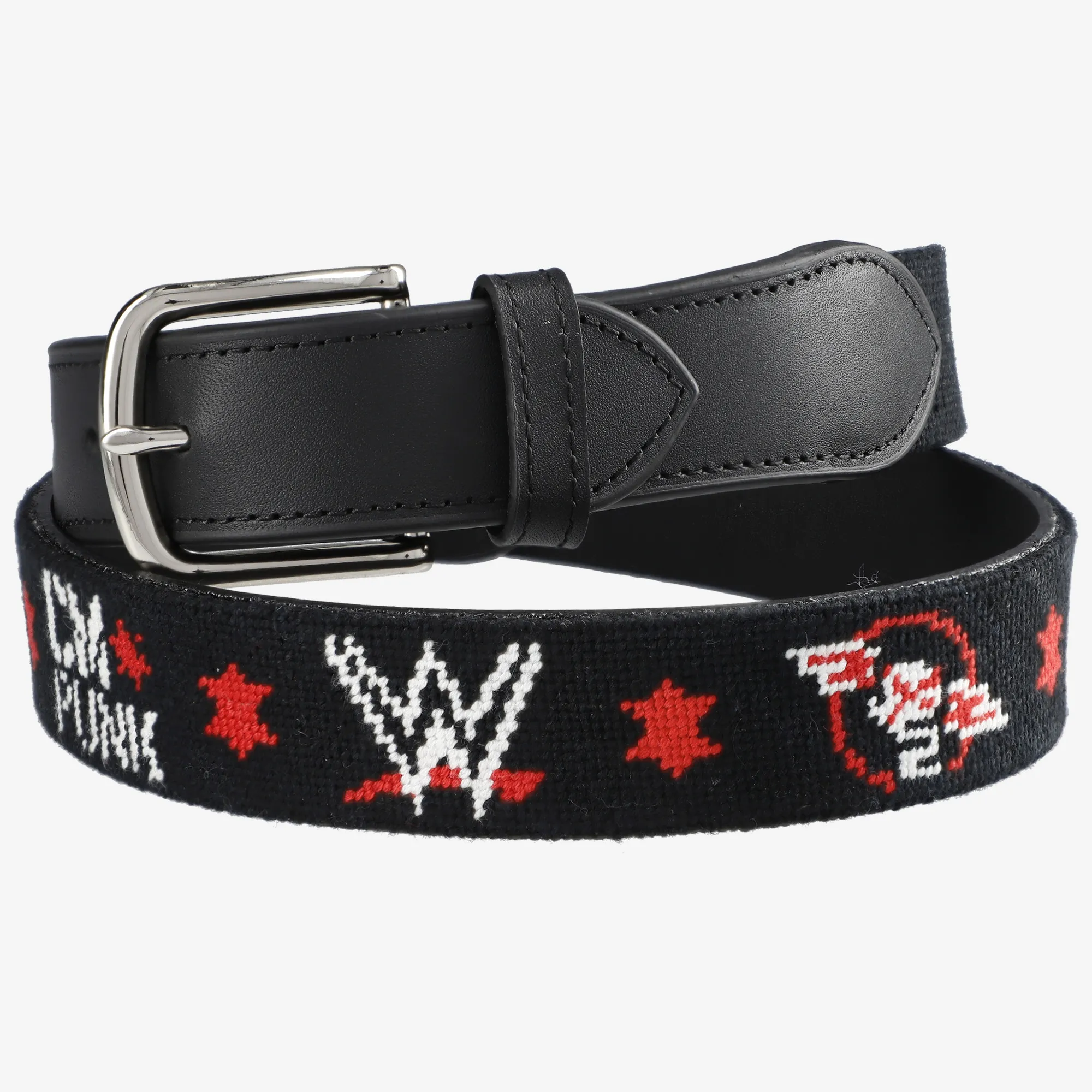 Men's CM Punk Needlepoint Belt sold by WWE
