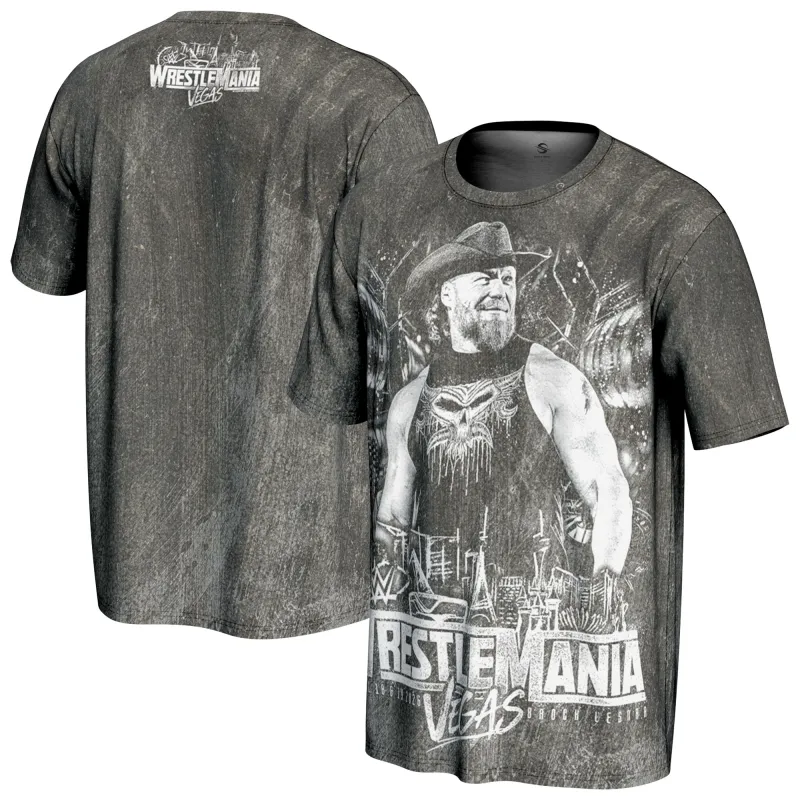 Men's ProSphere Black Brock Lesnar WrestleMania 42 Superstar T-Shirt made by WWE