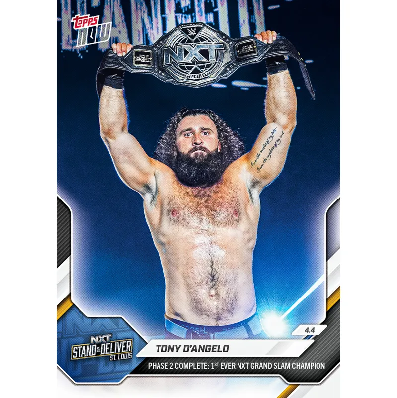 Tony D'Angelo - 2026 WWE Topps NOW® - Card 35 - LOOK FOR AUTOS made by WWE