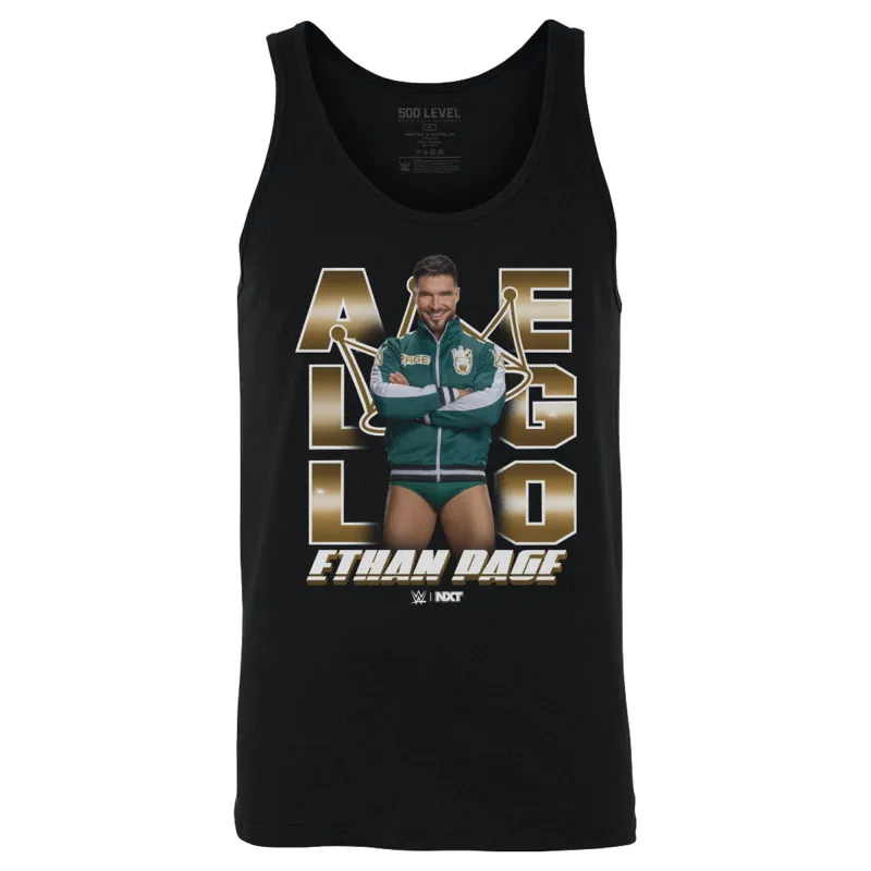 Men's 500 Level Black Ethan Page Tank Top made by 500 Level