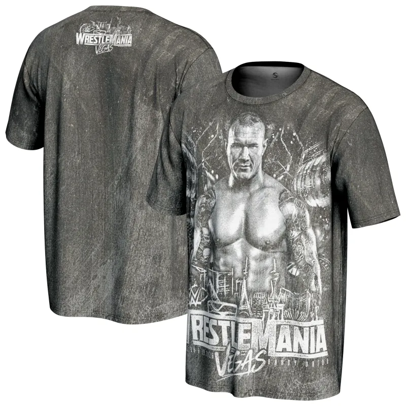 Men's ProSphere Black Randy Orton WrestleMania 42 Superstar T-Shirt made by WWE