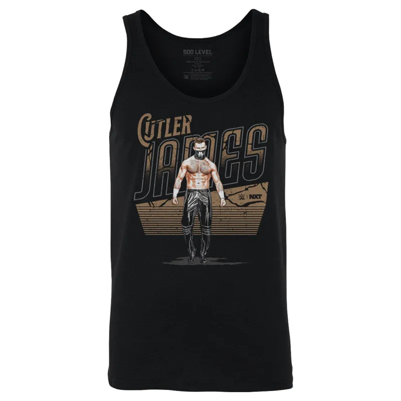 Men's 500 Level Black Cutler James Tank Top made by 500 Level