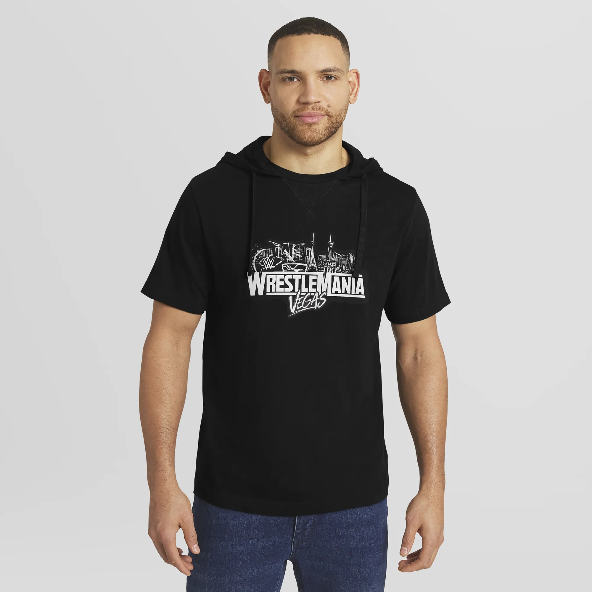 Men's Darius Rucker Collection by Fanatics Black WrestleMania 42 Hooded T-Shirt sold by WWE