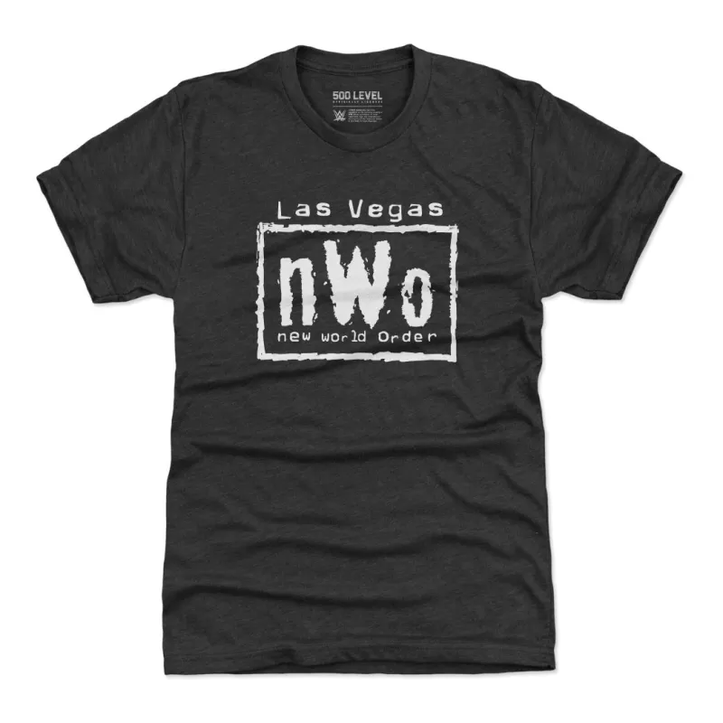 Men's 500 Level  Black nWo Las Vegas Tri-Blend T-Shirt made by 500 Level