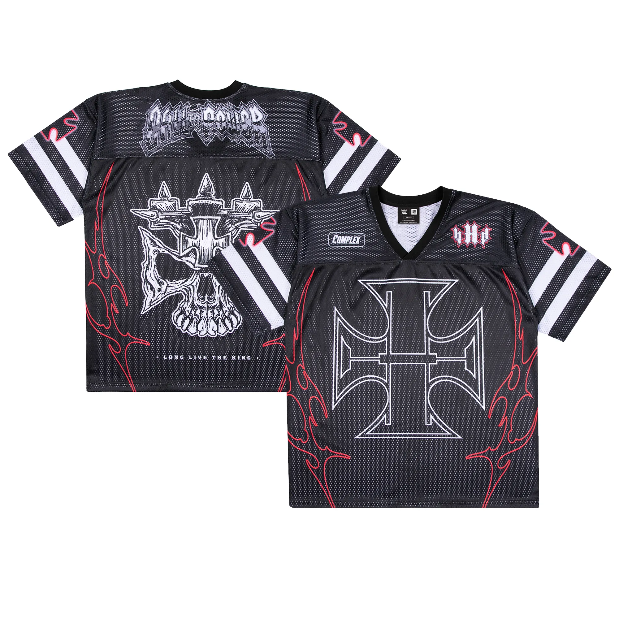 Men's Complex x WWE Black Triple H Long Live The King Fashion Jersey sold by WWE