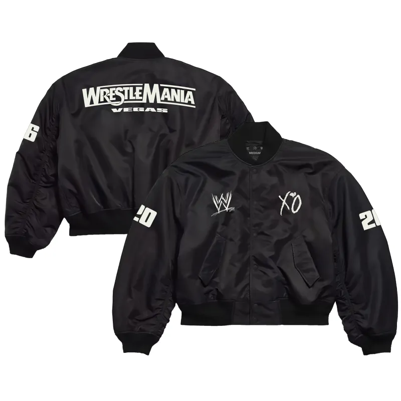 WWE x XO Bomber Jacket made by WWE