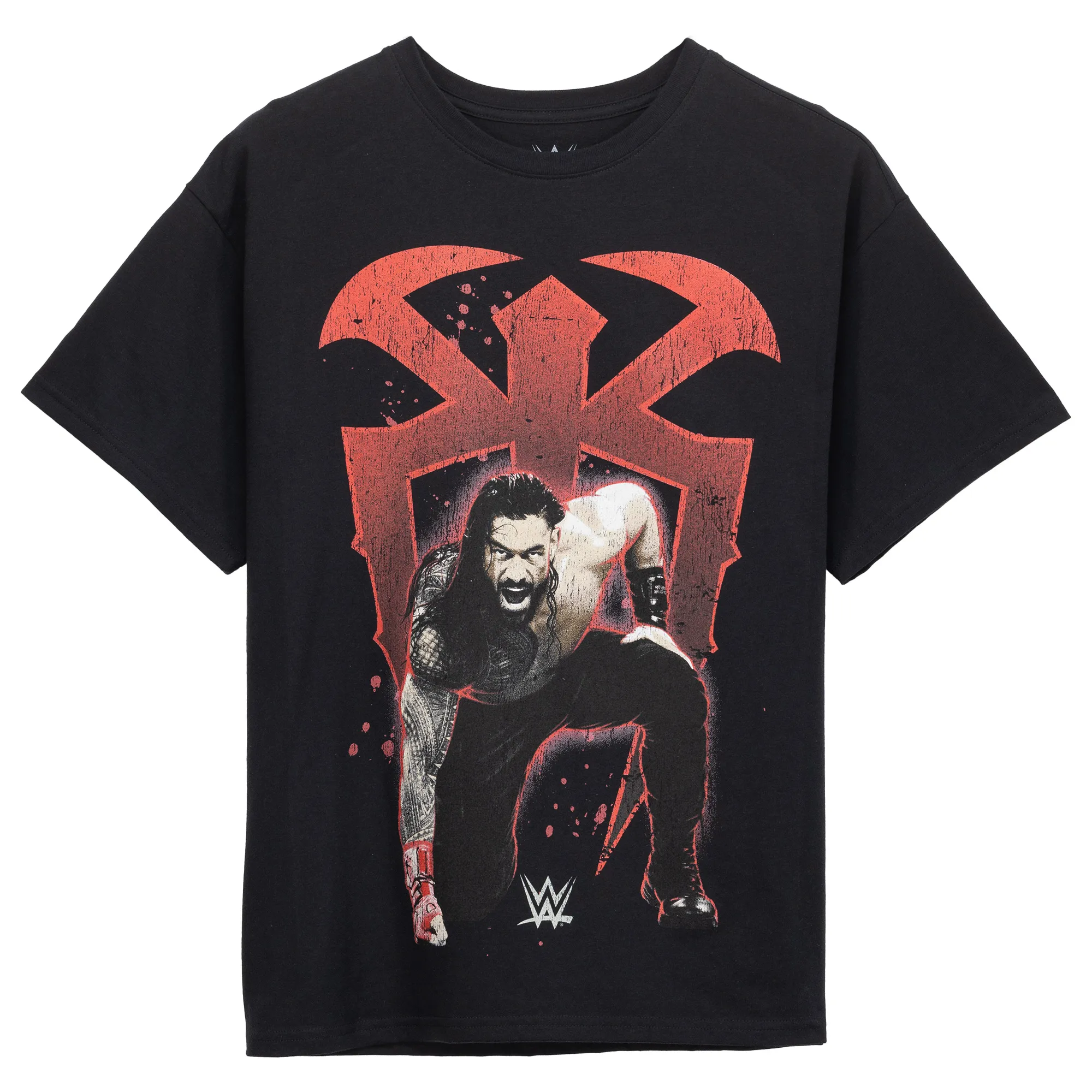 Men's Goodie Two Sleeves Black Roman Reigns Graphic T-Shirt sold by WWE