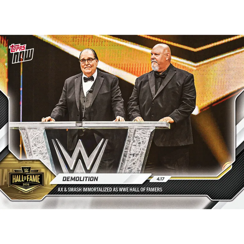 Demolition - 2026 WWE Topps NOW® - Card HOF3 made by WWE