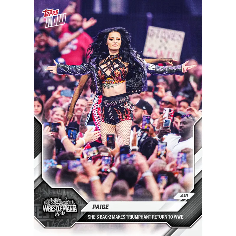 Paige - 2026 WWE Topps NOW® - Card 38 made by WWE