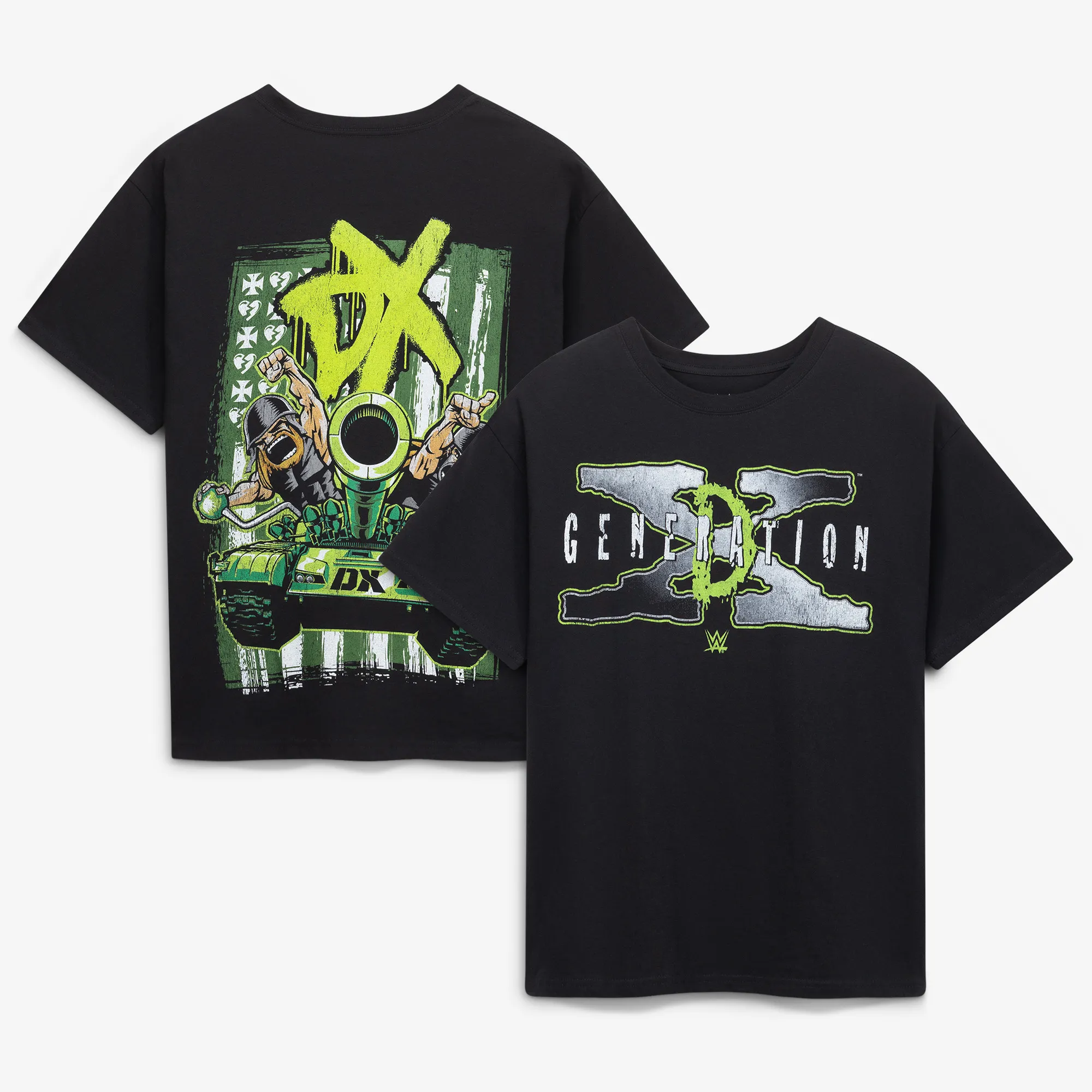 Men's Goodie Two Sleeves Black D-Generation X Tank Graphic T-Shirt sold by WWE