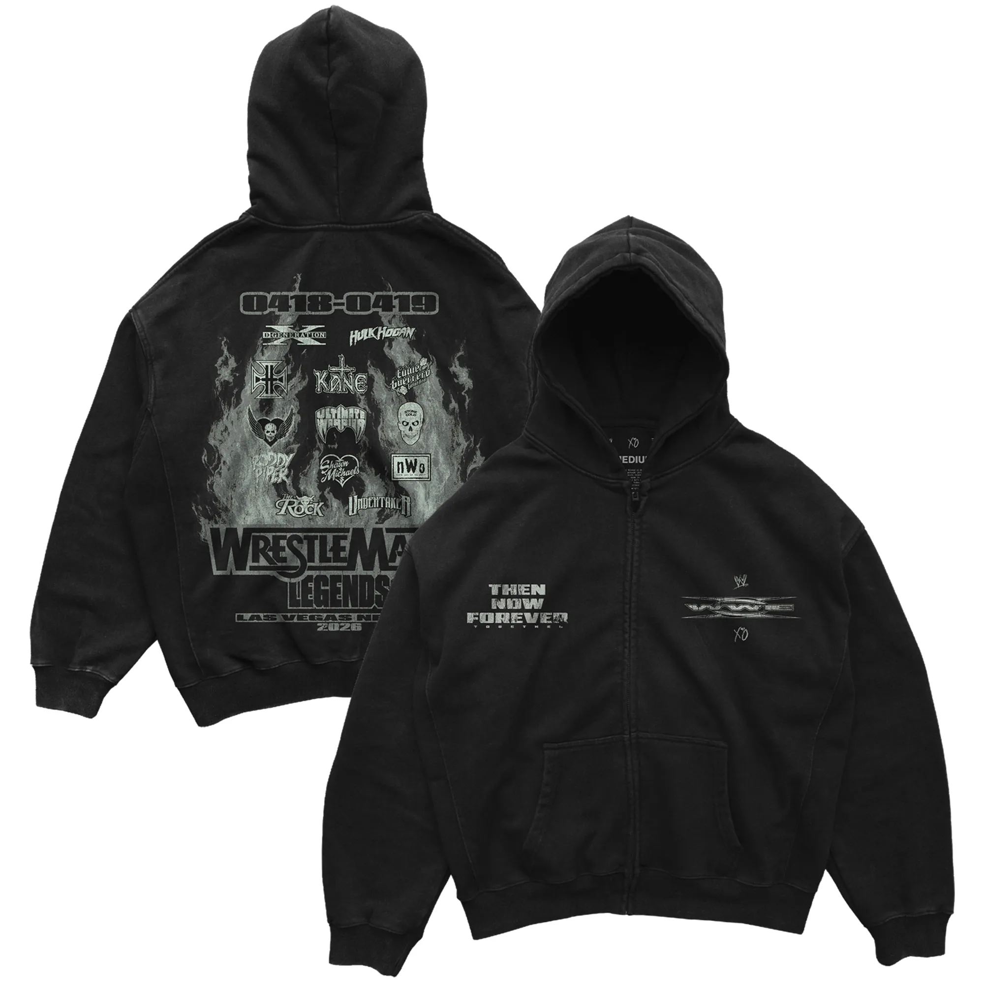 WWE x XO LEGENDS Zip Hoodie sold by WWE