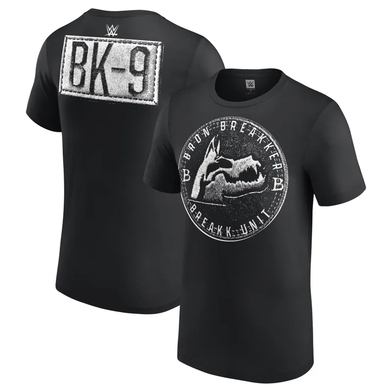 Men's Black Bron Breakker Breakk Unit T-Shirt made by WWE