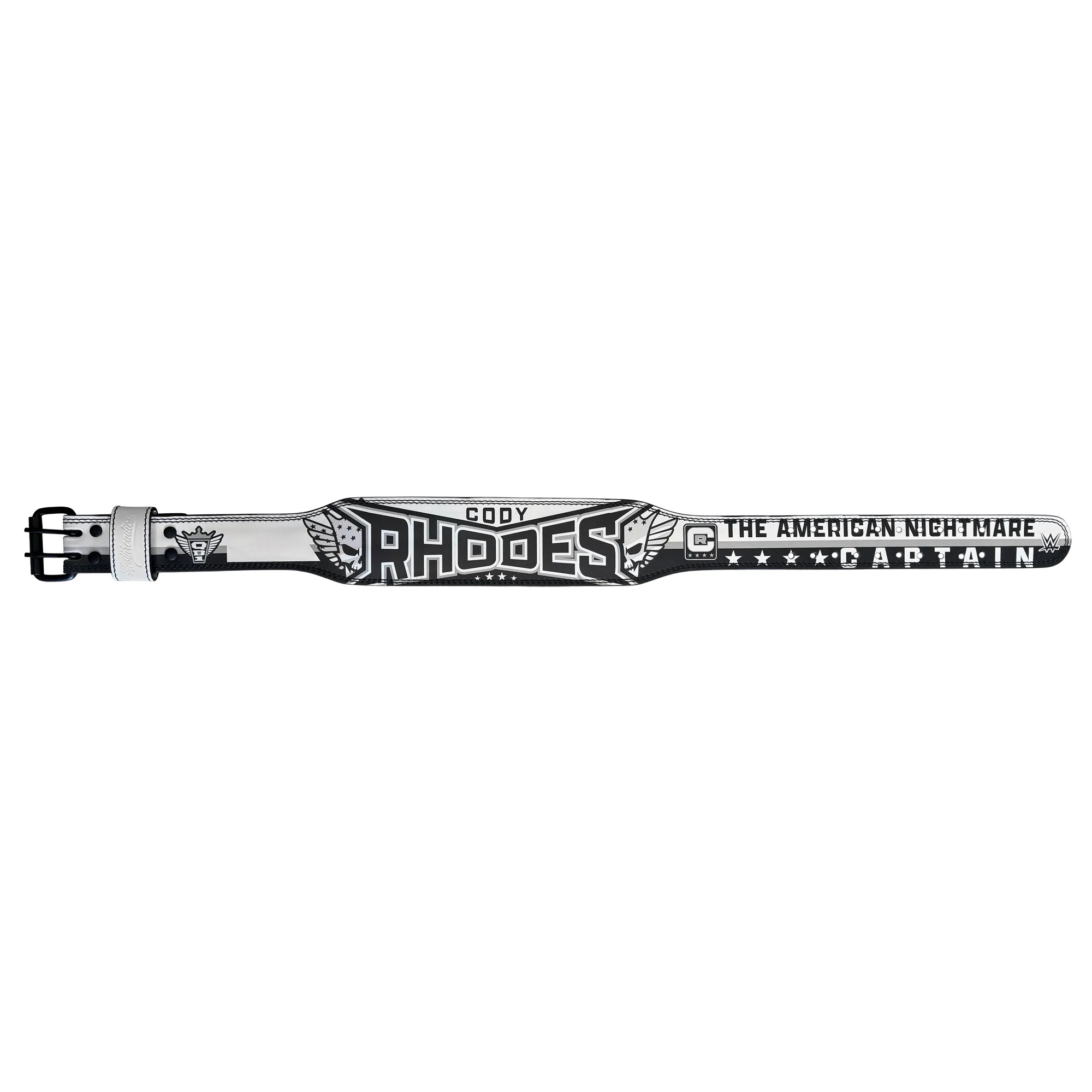 Cody Rhodes White Collection Weightlifting Belt sold by WWE