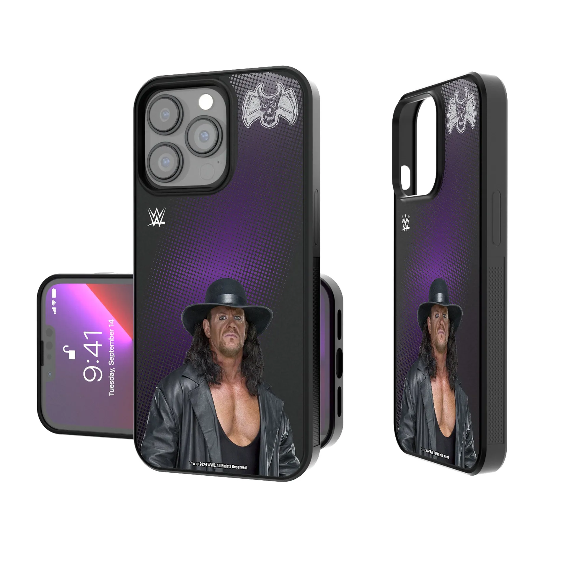 Keyscaper The Undertaker Bump Case with 8.2ft Drop Protection sold by WWE