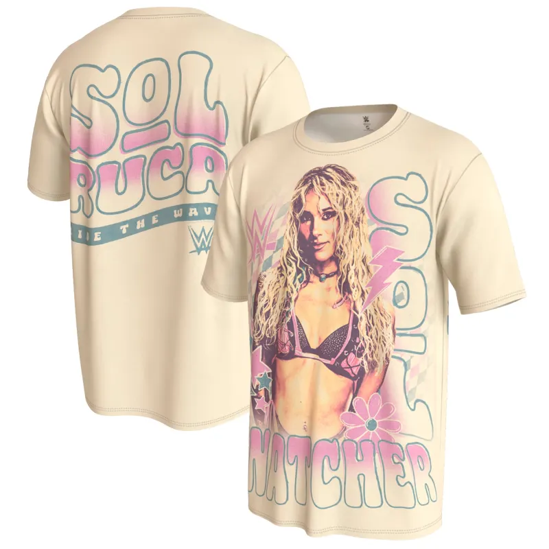 Men's ProSphere Tan Sol Ruca T-Shirt made by WWE