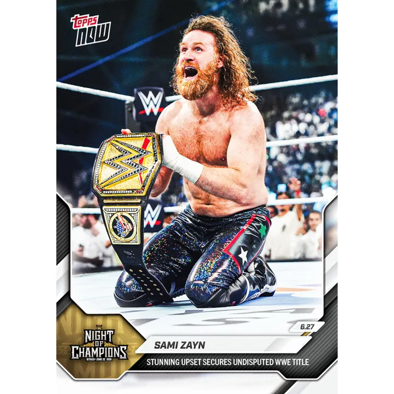 Sami Zayn - 2026 WWE Topps NOW® - Card 68 made by WWE