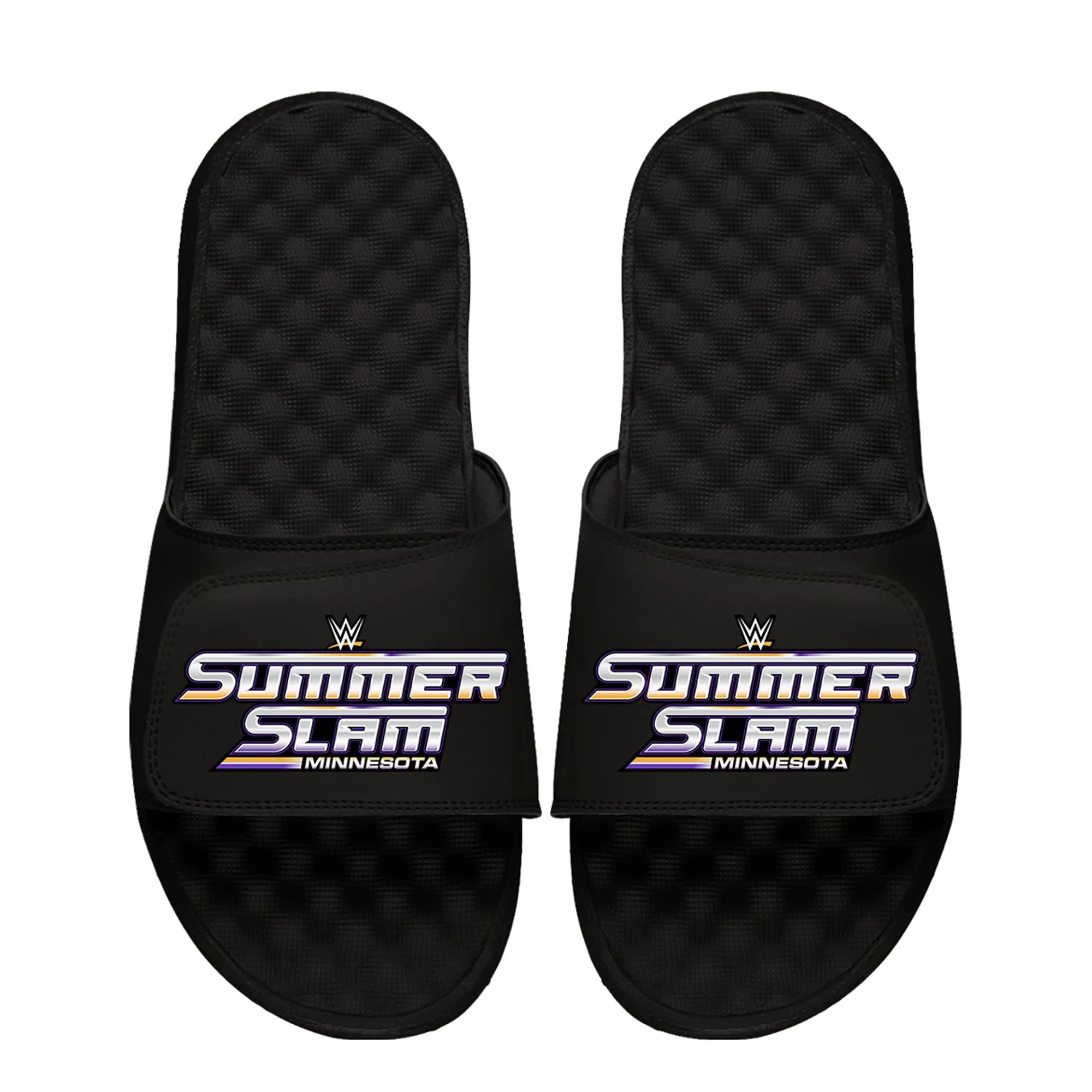 Adult ISlide Black SummerSlam 2026 Logo Slide Sandals sold by WWE