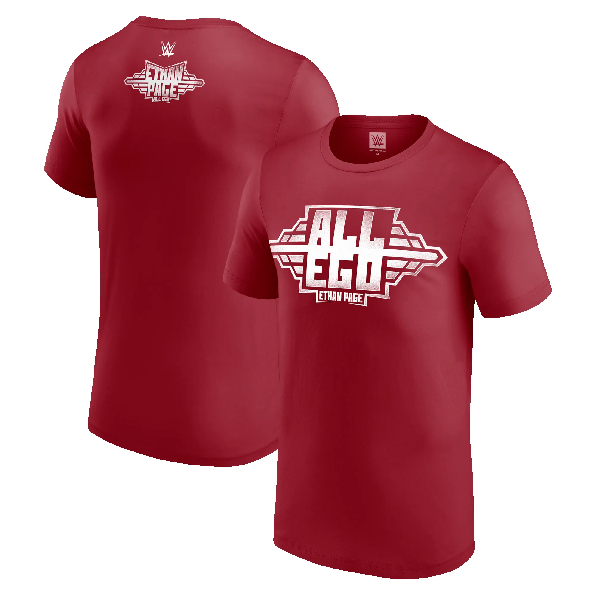 Men's Red Ethan Page All Ego T-Shirt sold by WWE