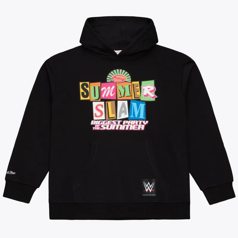 Men's Mitchell & Ness Black SummerSlam 2026 Hoodie made by Mitchell & Ness