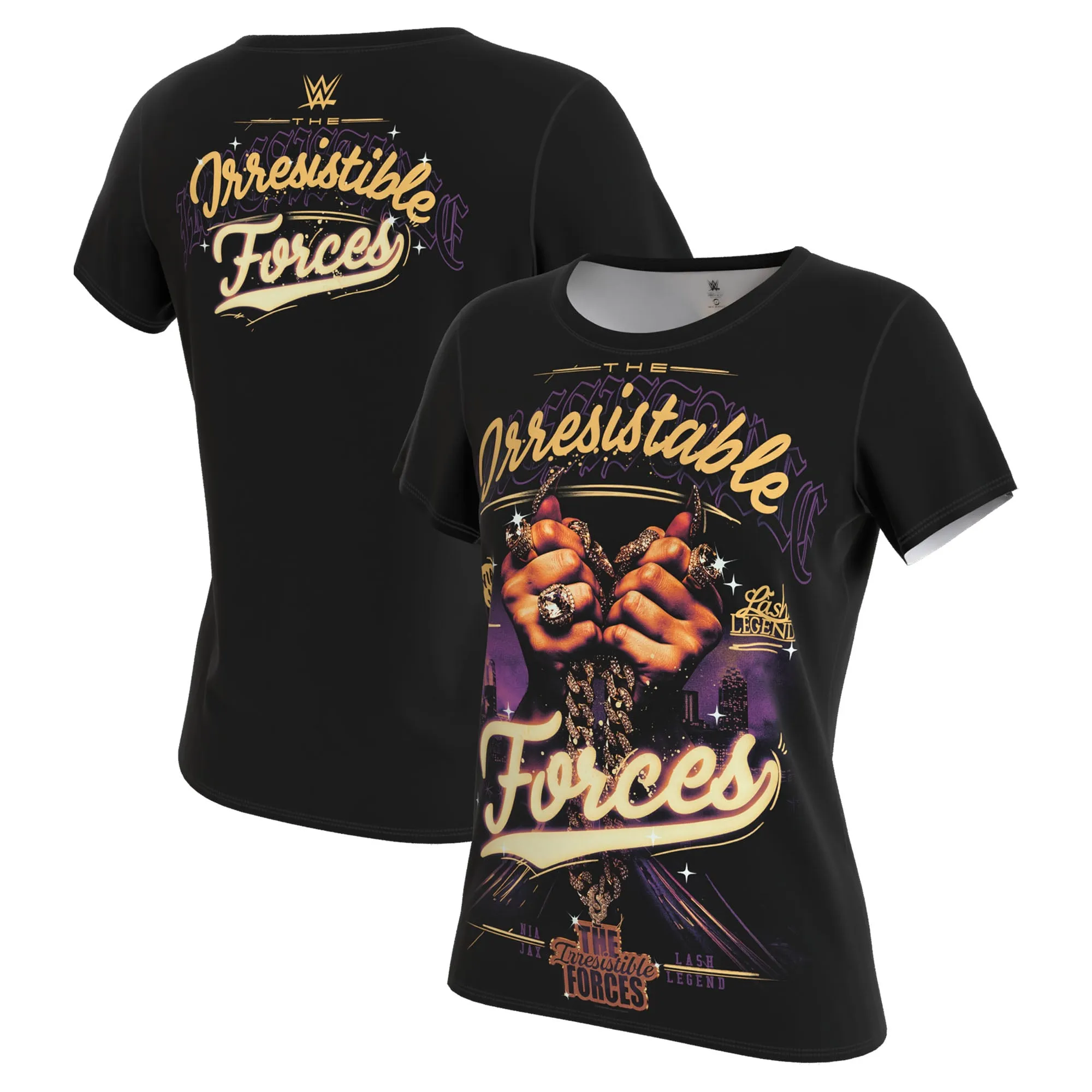 Women's ProSphere Black Irresistible Forces T-Shirt sold by WWE