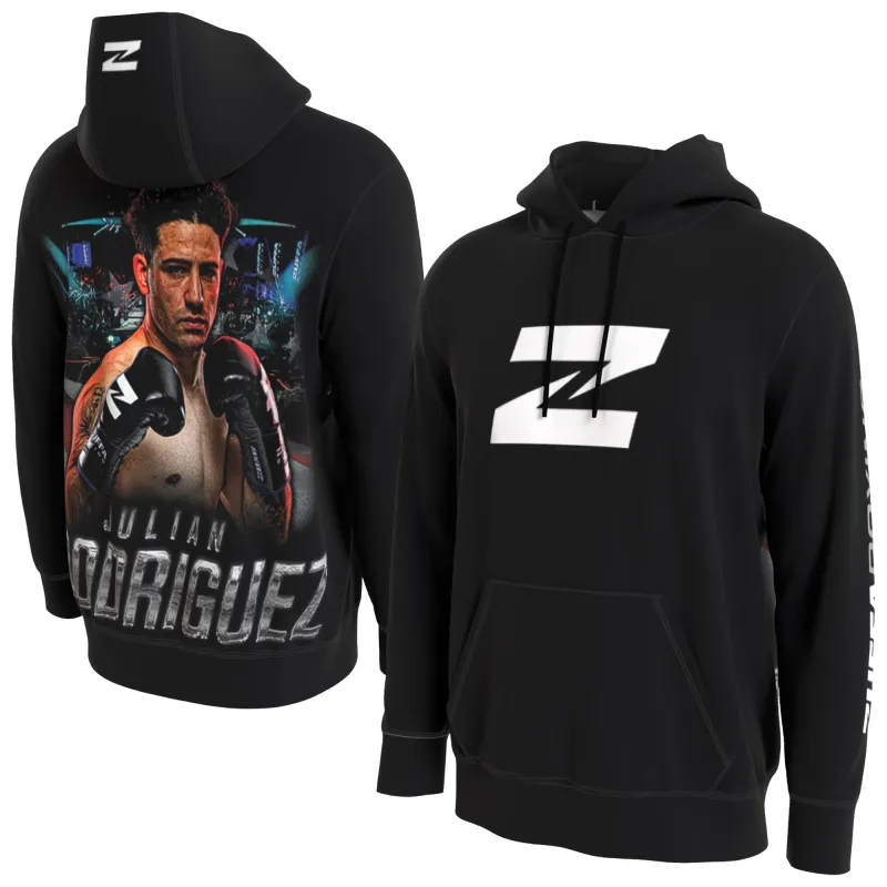 Men's ProSphere Julian Rodriguez Black Hoodie made by WWE