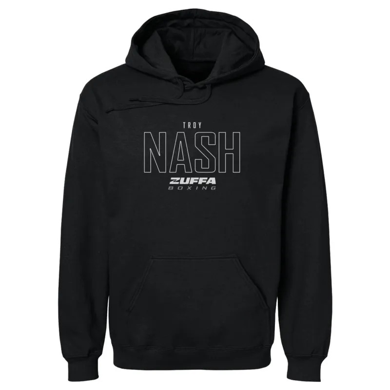 Men's 500 Level  Black Troy Nash Zuffa Boxing Hoodie made by 500 Level