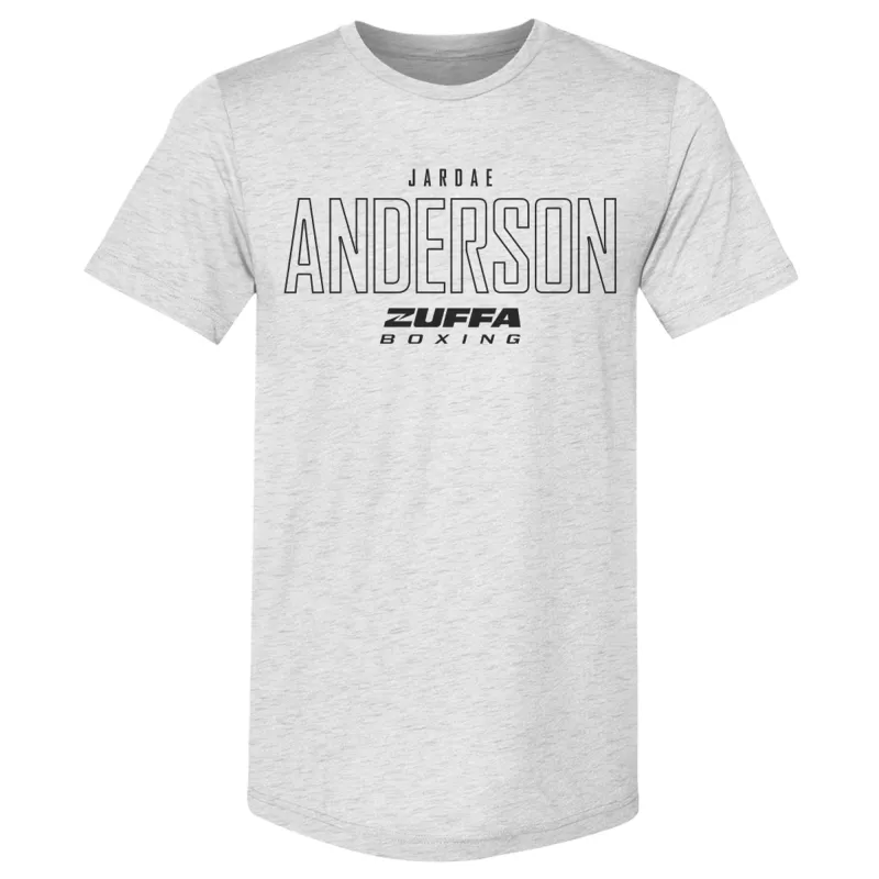 Men's 500 Level  Ash Jardae Anderson Zuffa Boxing Premium Tri-Blend T-Shirt made by 500 Level