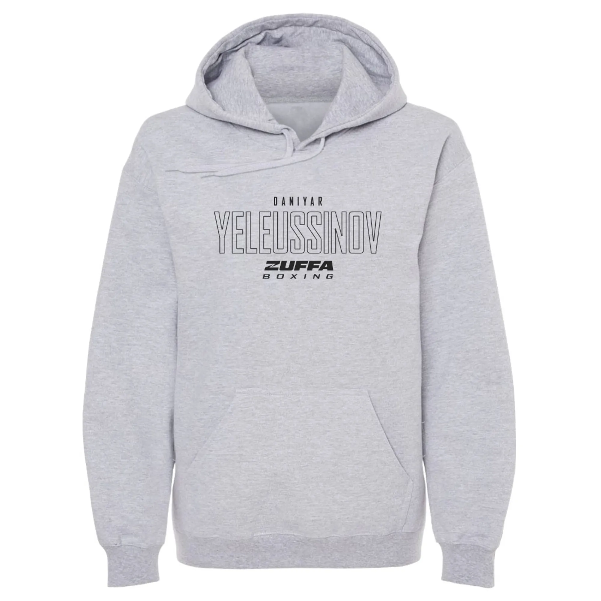 Men's 500 Level Gray Daniyar Yeleussinov Zuffa Boxing Hoodie sold by WWE
