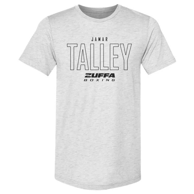 Men's 500 Level Ash Jamar Talley Zuffa Boxing Premium Tri-Blend T-Shirt made by 500 Level