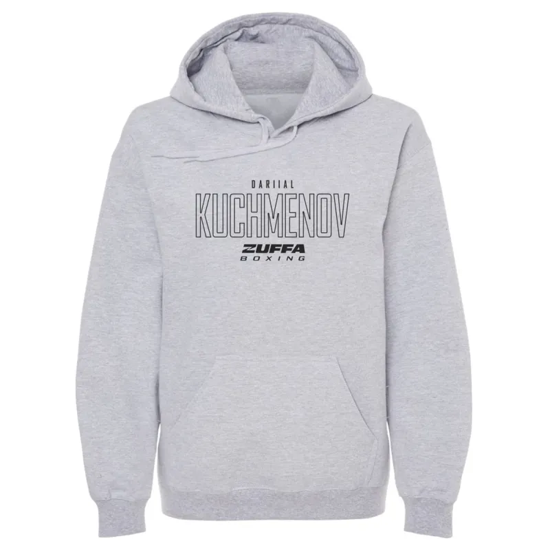 Men's 500 Level Gray Dariial Kuchmenov Zuffa Boxing Hoodie made by 500 Level