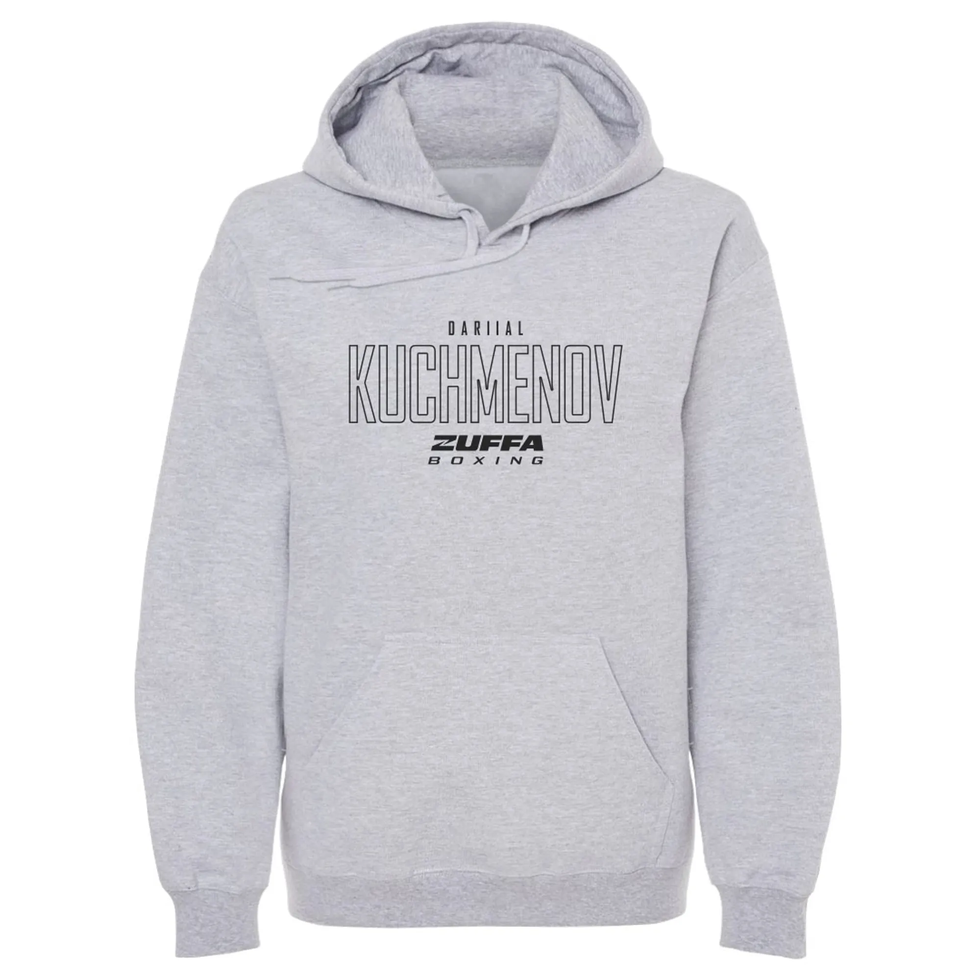 Men's 500 Level Gray Dariial Kuchmenov Zuffa Boxing Hoodie sold by WWE