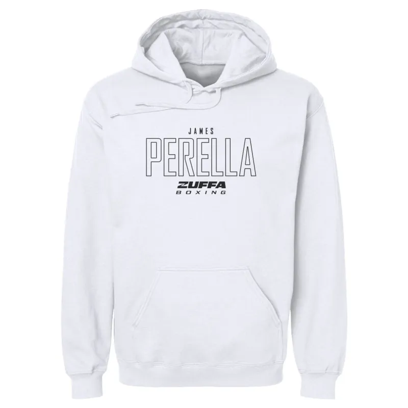 Men's 500 Level White James Perella Zuffa Boxing Hoodie made by 500 Level