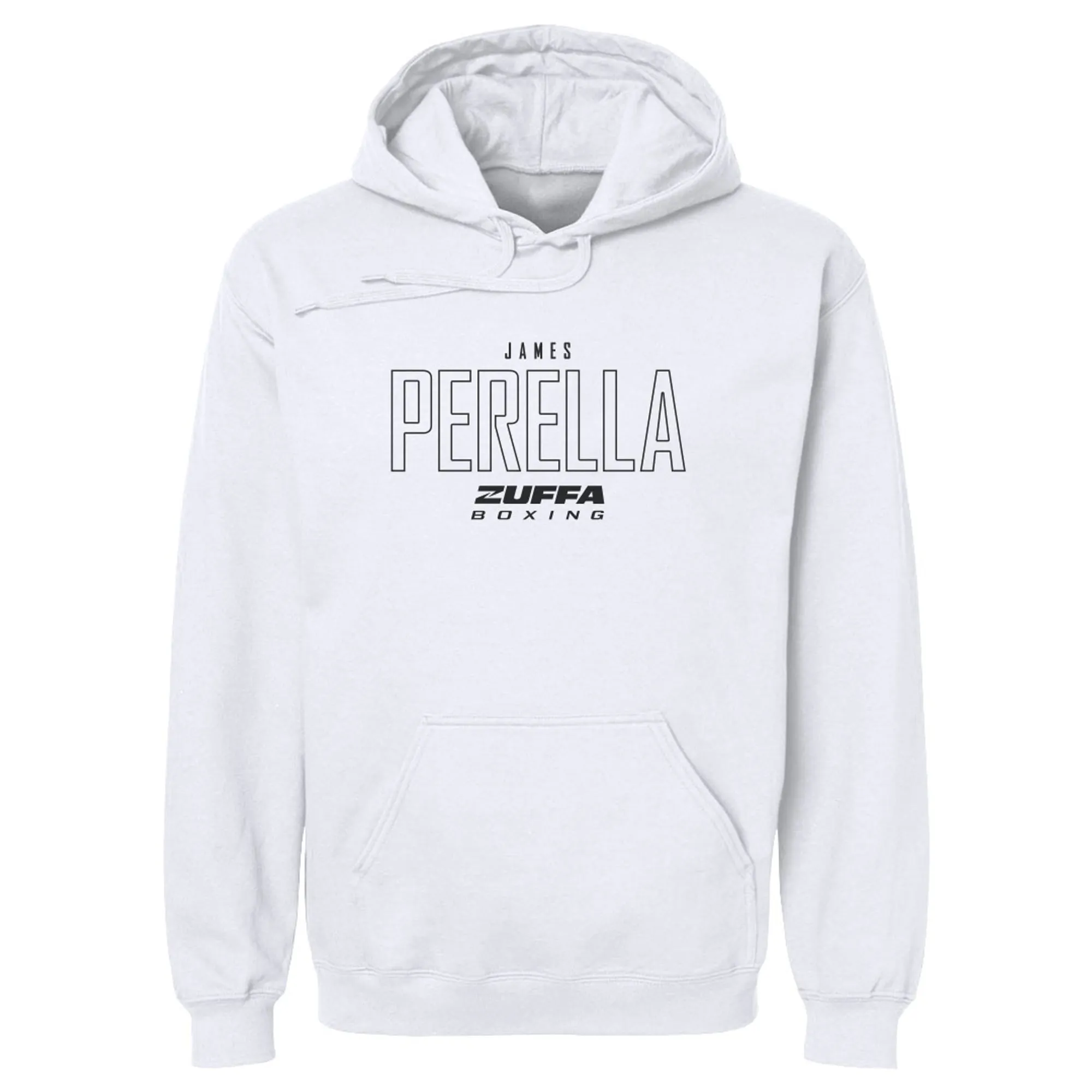 Men's 500 Level White James Perella Zuffa Boxing Hoodie sold by WWE