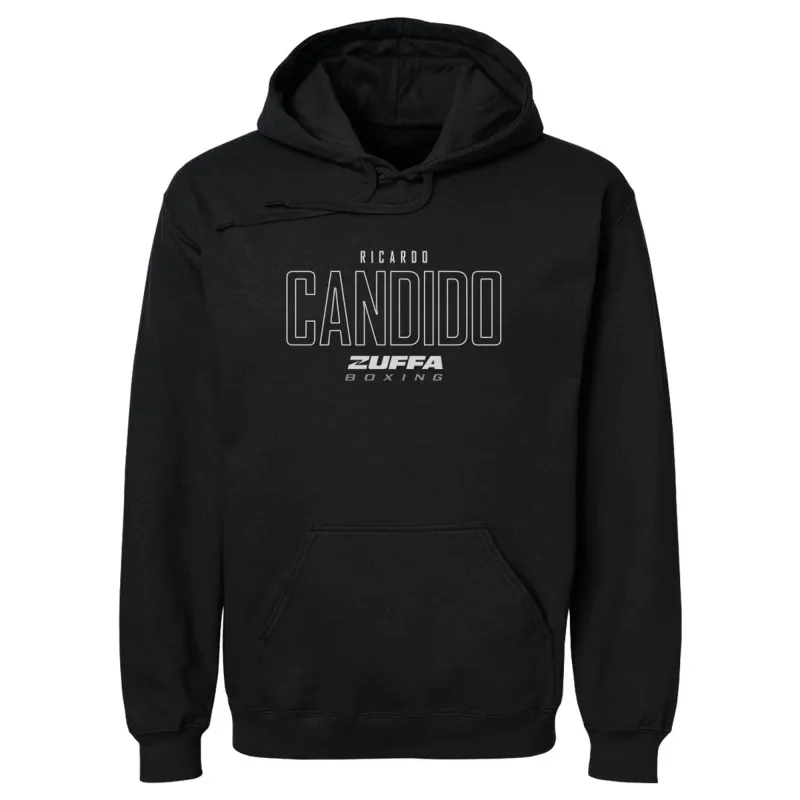Men's 500 Level Black Ricardo Candido Zuffa Boxing Hoodie made by 500 Level