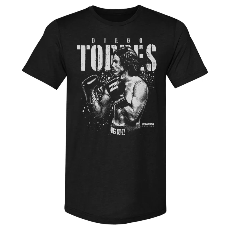 Men's 500 Level Black Diego Torres Nunez Zuffa Boxing Premium Tri-Blend Graphic T-Shirt made by 500 Level