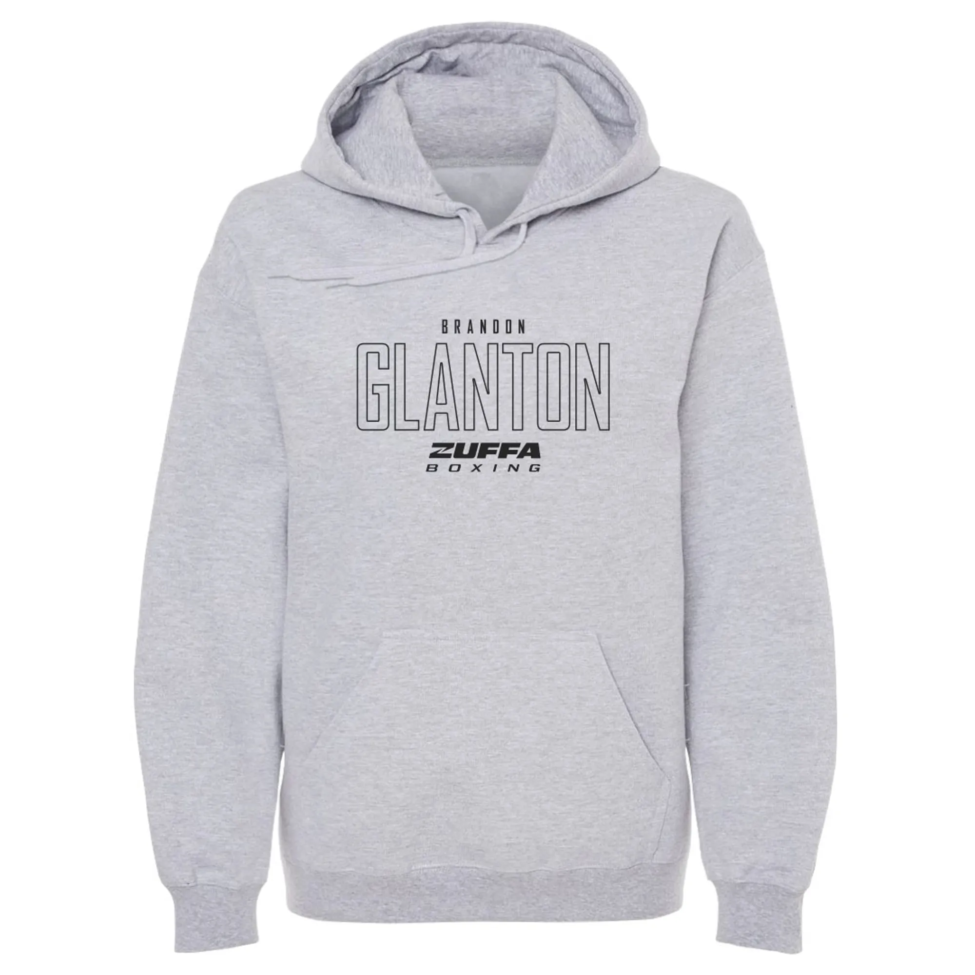 Men's 500 Level Gray Brandon Glanton Zuffa Boxing Hoodie sold by WWE
